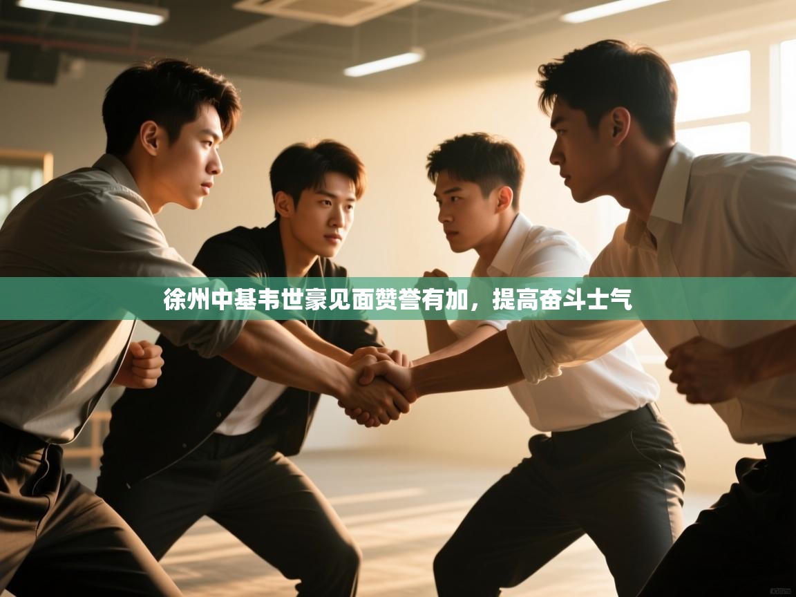 徐州中基韦世豪见面赞誉有加,提高奋斗士气 第2张